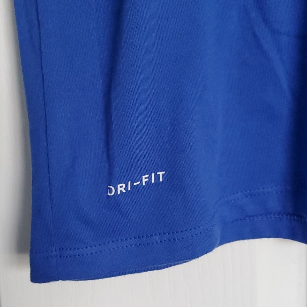 2 blue Nike dri-fit, youth large shirts - Picture 7 of 9